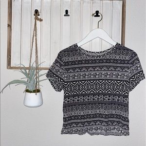 American Eagle Outfitters Aztec pattern t-shirt
